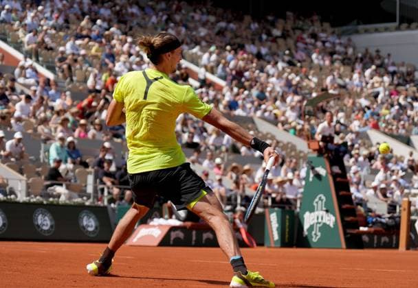 TENNIS - French Open 2025 PARIS,FRANCE,31.MAY.25 - TENNIS - ATP, Tennis Herren World Tour, French Open, Roland Garros, Grand Slam. Image shows Alexander Zverev (GER).  GEPAxpictures xMichaelxRiedler