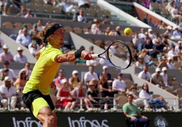 TENNIS - French Open 2025 PARIS,FRANCE,31.MAY.25 - TENNIS - ATP, Tennis Herren World Tour, French Open, Roland Garros, Grand Slam. Image shows Alexander Zverev (GER).  GEPAxpictures xMichaelxRiedler