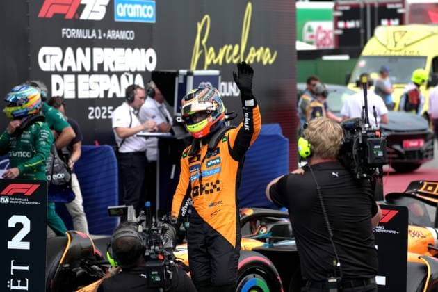 Formula 1 Aramco Grand Prix of Spain 2025 31 05 2025, Circuit de Catalunya, Barcelona, Formula 1 Aramco Grand Prix of Spain 2025 , in the picture pole position for Oscar Piastri AUS , McLaren F1 Team nordphotoxGmbHx xBratic nph00250