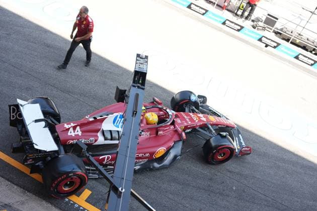 Formel 1 Aramco Grand Prix von Spanien 2025 31.05.2025, Circuit de Catalunya, Barcelona, Formel 1 Aramco Grand Prix von Spanien 2025 , im Bild Lewis Hamilton (GBR), Scuderia Ferrari HP nordphotoxGmbHx xBratic nph00250