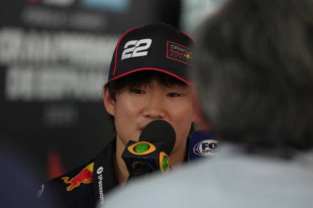 31 05 2025, Circuit de Catalunya, Barcelona, Formula 1 Aramco Spanish Grand Prix 2025 , pictured Yuki Tsunoda JPN , Oracle Red Bull Racing Photo by Hasan Bratic DeFodi Images