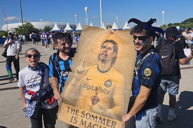 Champions League final Paris Saint Germain-Inter Inter fans during Champions League final Paris Saint Germain-Inter at Allianz stadium,Munich,Deutschland, May 31th, 2025. Imago-Images Emmefoto Copyright: xImago-Images Emmefotox