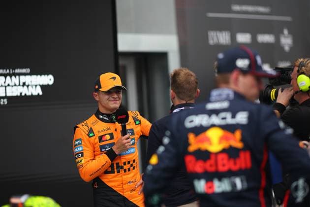 04 Lando Norris, (GRB) McLaren Mercedes MCL39, during the Spanish GP, Barcelona 29 May-1 June 2025, Montemelo Formula 1 World Championship, WM, Weltmeisterschaft 2025.  Copyright: xFedericoxBasile IPAxSportx xipa-agency.netx xx IPA_58454965 IPA_Agency_IPA58454965