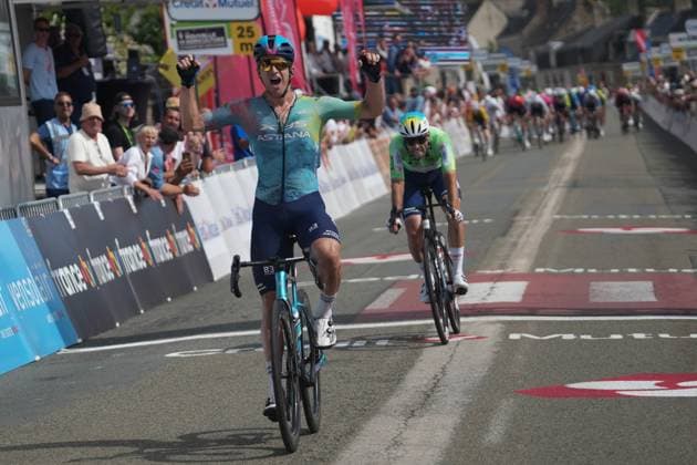 CYCLING - BOUCLES DE LA MAYENNE 2025 - STAGE 2 GATE Aaron during the Stage 2 of the Boucles de la Mayenne - CrÃ dit Mutuel, UCI ProSeries Cycling event, Sainte-Suzanne - Bais (210,2 Km) on 31 May 2025 in Bais, France - Photo Laurent Lairys PSNEWZ BaisFrance  Copyright: xLaurentxLairysx