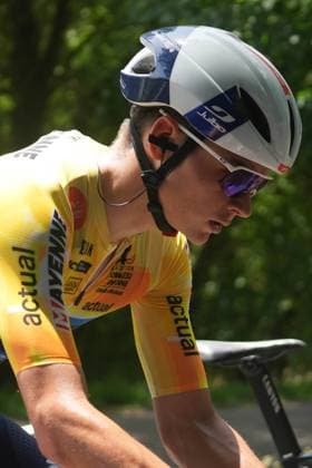 CYCLING - BOUCLES DE LA MAYENNE 2025 - STAGE 2 GRUEL Thibaud during the Stage 2 of the Boucles de la Mayenne - CrÃ dit Mutuel, UCI ProSeries Cycling event, Sainte-Suzanne - Bais (210,2 Km) on 31 May 2025 in Bais, France - Photo Laurent Lairys PSNEWZ BaisFrance  Copyright: xLaurentxLairysx