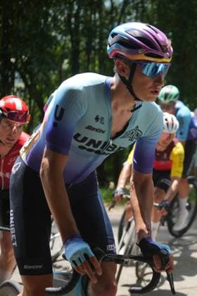 CYCLING - BOUCLES DE LA MAYENNE 2025 - STAGE 2 Guest during the Stage 2 of the Boucles de la Mayenne - CrÃ dit Mutuel, UCI ProSeries Cycling event, Sainte-Suzanne - Bais (210,2 Km) on 31 May 2025 in Bais, France - Photo Laurent Lairys PSNEWZ BaisFrance  Copyright: xLaurentxLairysx