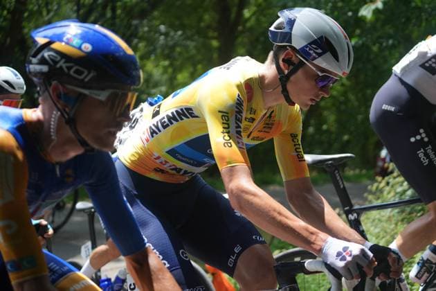CYCLING - BOUCLES DE LA MAYENNE 2025 - STAGE 2 GRUEL Thibaud during the Stage 2 of the Boucles de la Mayenne - CrÃ dit Mutuel, UCI ProSeries Cycling event, Sainte-Suzanne - Bais (210,2 Km) on 31 May 2025 in Bais, France - Photo Laurent Lairys PSNEWZ BaisFrance  Copyright: xLaurentxLairysx