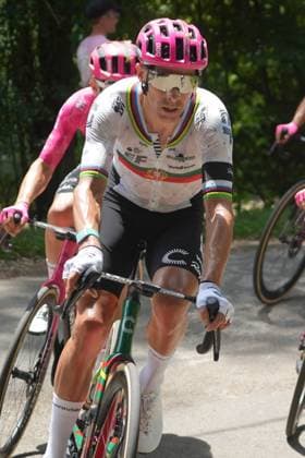 CYCLING - BOUCLES DE LA MAYENNE 2025 - STAGE 2 COSTA Rui during the Stage 2 of the Boucles de la Mayenne - CrÃ dit Mutuel, UCI ProSeries Cycling event, Sainte-Suzanne - Bais (210,2 Km) on 31 May 2025 in Bais, France - Photo Laurent Lairys PSNEWZ BaisFrance  Copyright: xLaurentxLairysx