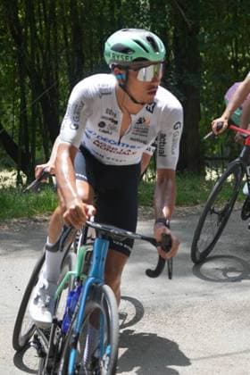 CYCLING - BOUCLES DE LA MAYENNE 2025 - STAGE 2 ISIDORE Noa during the Stage 2 of the Boucles de la Mayenne - CrÃ dit Mutuel, UCI ProSeries Cycling event, Sainte-Suzanne - Bais (210,2 Km) on 31 May 2025 in Bais, France - Photo Laurent Lairys PSNEWZ BaisFrance  Copyright: xLaurentxLairysx