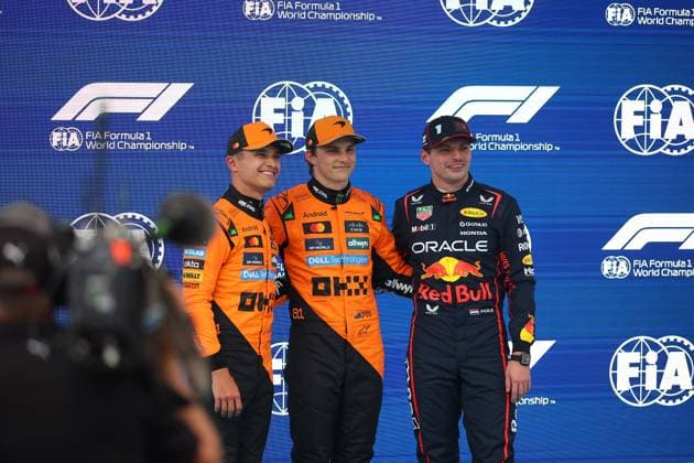 81 Oscar Piastri, (AUS) Lando Norris (GRB) McLaren Mercedes MCL39 Max Verstappen , during the Spanish GP, Barcelona 29 May-1 June 2025, Montemelo Formula 1 World Championship, WM, Weltmeisterschaft 2025.  Copyright: xFedericoxBasile IPAxSportx xipa-agency.netx xx IPA_58455038 IPA_Agency_IPA58455038