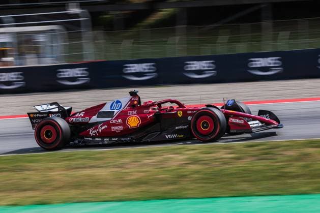 2025 Formula One Spanish Grand Prix Circuit de Catalunya, Barcelona, Spain. 31.May.2025; Charles Leclerc of Monaco and Scuderia Ferrari during qualifying Formula One Spanish Grand Prix Barcelona Circuit de Catalunya SPAIN Copyright: xJayxHiranox
