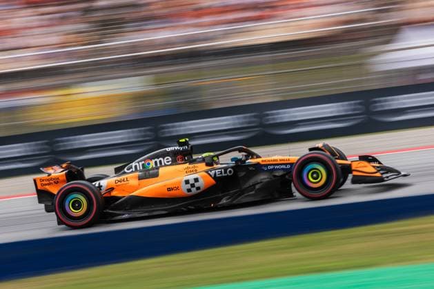 2025 Formula One Spanish Grand Prix Circuit de Catalunya, Barcelona, Spain. 31.May.2025; Lando Norris of Great Britain and McLaren F1 Team during qualifying Formula One Spanish Grand Prix Barcelona Circuit de Catalunya SPAIN Copyright: xJayxHiranox