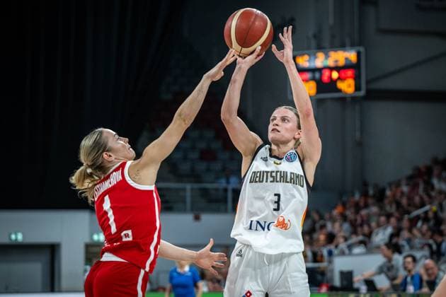 Basketball Bamberg 31 05 2025 International match DBB Women Women Germany GER Czech Republic CZE Alexandra Wilke Germany, No 03