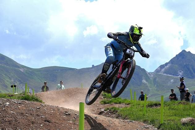 COUPE DU MONDE VTT LOUDENVIELLE 2025 BASTIEN ARBERET MAXPPP MARINE CABIROU (FRA), CANYON FACTORY COUPE DU MONDE DE VTT UCI MOUNTAIN BIKE 2025 A LOUDENVIELLE-PEYRAGUDES, HAUTES-PYRENEES QUALIFICATION DOWNHILL DESCENTE DHI LE 31 MAI PYRENEES BIKE FESTIVAL PBF Mountain Bike World Cup in LOUDENVIELLE on May 301 2025. LOUDENVIELLE HAUTES-PYRENEES FRANCE  Copyright: xMAXPPPxBASTIENxARBERETx BAR_3024 BARx3024