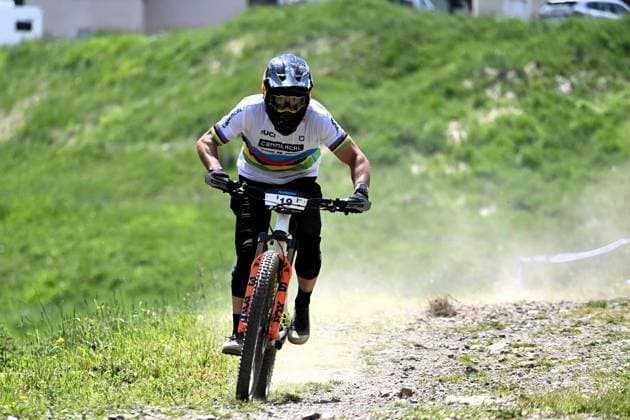 COUPE DU MONDE VTT LOUDENVIELLE 2025 BASTIEN ARBERET MAXPPP ALEX RUDEAU (FRA) COUPE DU MONDE DE VTT UCI ENDURO WOLRD CUP 2025 A LOUDENVIELLE-PEYRAGUDES, HAUTES-PYRENEES EPREUVE ENDURO EDR LE 31 MAI PYRENEES BIKE FESTIVAL PBF Mountain Bike World Cup in LOUDENVIELLE on May 301 2025. LOUDENVEILLE HAUTES-PYRENEES FRANCE  Copyright: xMAXPPPxBASTIENxARBERETx BAR_3073 BARx3073