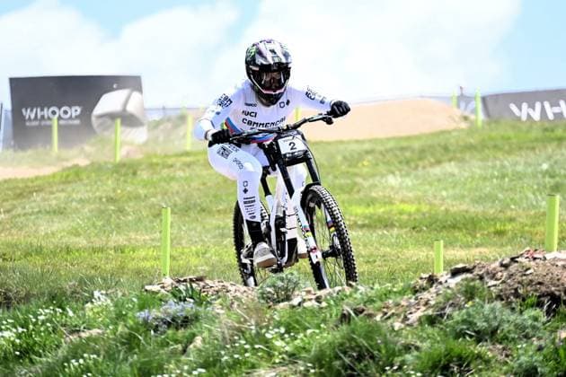 COUPE DU MONDE VTT LOUDENVIELLE 2025 BASTIEN ARBERET MAXPPP LOIC VERGIER (FRA), COMMENCAL MUC-OFF BY RIDING ADDICTION COUPE DU MONDE DE VTT UCI MOUNTAIN BIKE 2025 A LOUDENVIELLE-PEYRAGUDES, HAUTES-PYRENEES QUALIFICATION DOWNHILL DESCENTE DHI LE 31 MAI 2025 PYRENEES BIKE FESTIVAL PBF Mountain Bike World Cup in LOUDENVIELLE on May 301 2025. LOUDENVIELLE HAUTES-PYRENEES FRANCE  Copyright: xMAXPPPxBASTIENxARBERETx BAR_3101 BARx3101