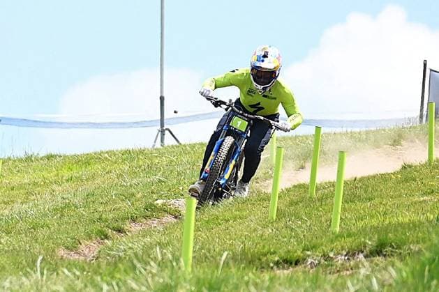 COUPE DU MONDE VTT LOUDENVIELLE 2025 BASTIEN ARBERET MAXPPP LOIC BRUNI (FRA), SPECIALIZED GRAVITY COUPE DU MONDE DE VTT UCI MOUNTAIN BIKE 2025 A LOUDENVIELLE-PEYRAGUDES, HAUTES-PYRENEES QUALIFICATION DOWNHILL DESCENTE DHI LE 31 MAI 2025 PYRENEES BIKE FESTIVAL PBF Mountain Bike World Cup in LOUDENVIELLE on May 301 2025. LOUDENVIELLE HAUTES-PYRENEES FRANCE  Copyright: xMAXPPPxBASTIENxARBERETx BAR_3182 BARx3182