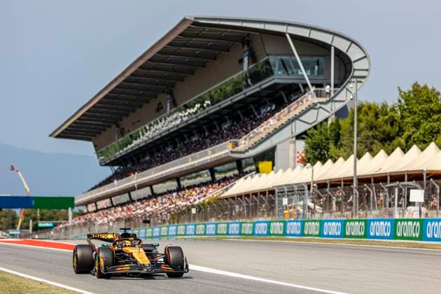 31st May 2025; Circuit de Barcelona-Catalunya, Barcelona, Spain; Formula 1 Spanish Grand Prix 2025: Qualifying Day; Oscar Piastri of the McLaren Formula 1 Team drives the MCL39 at the Circuit of Catalunya  ActionPlus12796444 PabloxGuillen