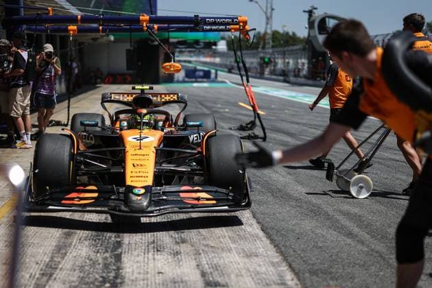 Foto IPP Enrico Schiavi Montmelò 31-05-2025 Formula 1 - F1 Gran Premio di Spagna 2025 FP 3 nella foto: Oscar Piastri - McLaren Montmelò italy SPAGNA ITALY  Copyright: xR4924_italyphotopressx