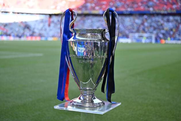 Ahead of PSG v Inter - UCL Final MUNICH, GERMANY - MAY 31: The trophy is put in place prior to the UEFA Champions League final between Paris Saint-Germain (PSG) and Inter at Allianz Arena in Munich, Germany on May 31, 2025. Mustafa Yalcin Anadolu Munich Germany. Editorial use only. Please get in touch for any other usage.  Copyright: x2025xAnadoluxMustafaxYalcinx