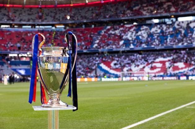 PSG v Internazionale - UEFA Champions League Final O trofÃ u da Liga dos Campeoes durante a partida entre PSG v Internazionale valida pela final da UEFA Champions League no Allianz Arena, Munique (Munchen), Alemanha (Foto de Diogo Faria Reis Avant Sports) Munchen Allianz Arena Germany Copyright: xDiogoxFariaxReis AvantxSportsx