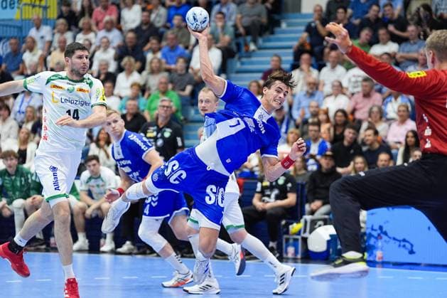 Handball, HBL, VfL Gummersbach - SC DHfK Leipzig