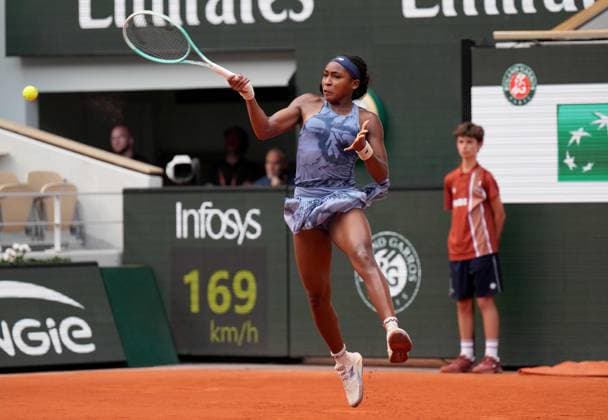 TENNIS - French Open 2025 PARIS,FRANCE,31.MAY.25 - TENNIS - WTA, Tennis Damen Tour, French Open, Roland Garros, Grand Slam. Image shows Coco Gauff (USA).  GEPAxpictures xMichaelxRiedler