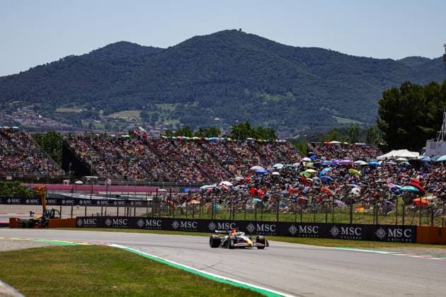 6 Isack Hadjar FRA, Visa Cash App Racing Bulls F1 Team , F1 Grand Prix of Spain at Circuit de Barcelona Catalunya on May 31, 2025 in Barcelona, Spain Photo by HOCH ZWEI Barcelona Spain