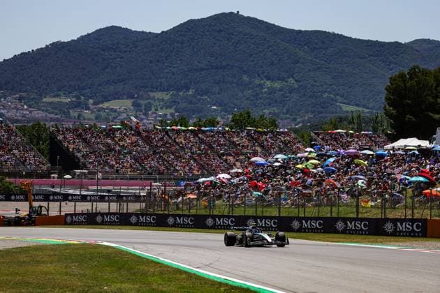 12 Andrea Kimi Antonelli ITA, Mercedes AMG Petronas F1 Team , F1 Grand Prix of Spain at Circuit de Barcelona Catalunya on May 31, 2025 in Barcelona, Spain Photo by HOCH ZWEI Barcelona Spain