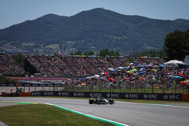 12 Andrea Kimi Antonelli ITA, Mercedes AMG Petronas F1 Team , F1 Grand Prix of Spain at Circuit de Barcelona Catalunya on May 31, 2025 in Barcelona, Spain Photo by HOCH ZWEI Barcelona Spain