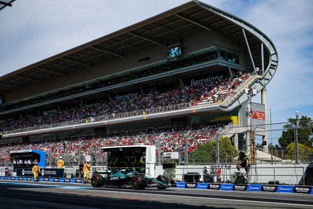 14 Fernando Alonso ESP, Aston Martin Aramco F1 Team , F1 Grand Prix of Spain at Circuit de Barcelona Catalunya on May 31, 2025 in Barcelona, Spain Photo by HOCH ZWEI Barcelona Spain