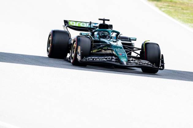 18 Lance Stroll CAN, Aston Martin Aramco F1 Team , F1 Grand Prix of Spain at Circuit de Barcelona Catalunya on May 31, 2025 in Barcelona, Spain Photo by HOCH ZWEI Barcelona Spain