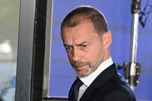 31 05 2025, xsltx, Football UEFA Champions League Final 2025, Paris St Germain Inter Milan v l Uefa President Aleksander Ceferin DFL DFB REGULATIONS PROHIBIT ANY USE OF PHOTOGRAPHS as IMAGE SEQUENCES and or QUASI VIDEO Muenchen