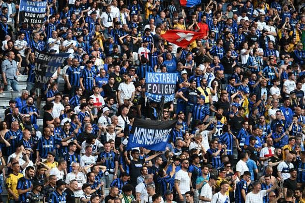31 05 2025, xsltx, Football UEFA Champions League Final 2025, Paris St Germain Inter Milan v l Fans Spectators Inter DFL DFB REGULATIONS PROHIBIT ANY USE OF PHOTOGRAPHS as IMAGE SEQUENCES and or QUASI VIDEO Muenchen