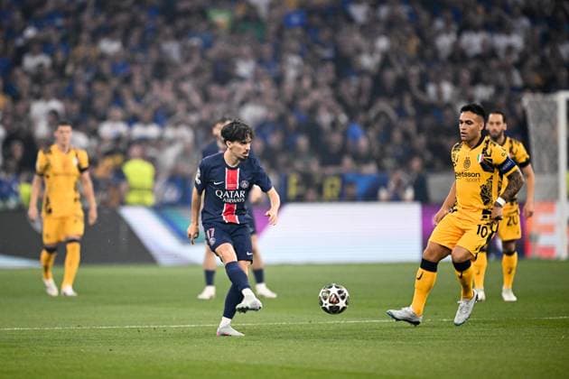 Paris Saint-Germain v Inter Milan - UEFA Champions League 2024 2025, Final 17 VITINHA (psg) during the UEFA Champions League 2024 2025, final match between Paris and Inter at Allianz Arena on May 31, 2025 in Munich, Germany. Munich Allemagne  Copyright: xFEPx 776328581