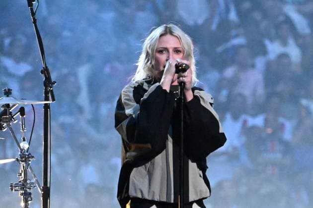 31 05 2025, xsltx, Football UEFA Champions League Final 2025, Paris St Germain Inter Milan v l Linkin Park with Emily Armstrong as front woman DFL DFB REGULATIONS PROHIBIT ANY USE OF PHOTOGRAPHS as IMAGE SEQUENCES and or QUASI VIDEO Muenchen