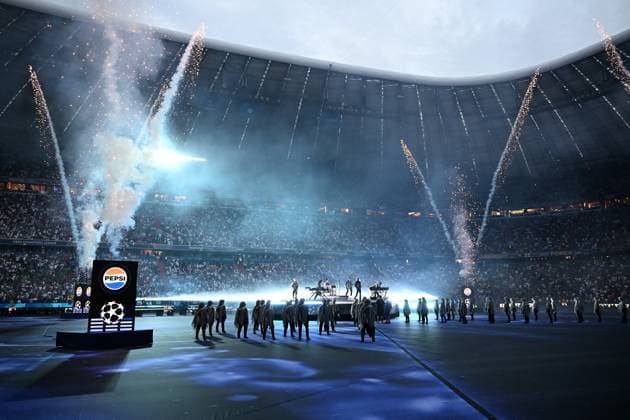 31 05 2025, xsltx, Football UEFA Champions League Final 2025, Paris St Germain Inter Milan v l Linkin Park with Emily Armstrong as front woman DFL DFB REGULATIONS PROHIBIT ANY USE OF PHOTOGRAPHS as IMAGE SEQUENCES and or QUASI VIDEO Muenchen