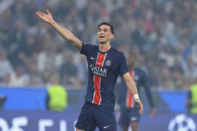 Fabian Ruiz of PSG Paris Saint-Germain v Inter Milan, UEFA Champions League Final, Football, Allianz Arena, Munich, Germany - 31 May 2025 EDITORIAL USE ONLY No use with unauthorised audio, video, data, fixture lists, club league logos or live services. Online in-match use limited to 120 images, no video emulation. No use in betting, games or single club league player publications. Copyright: xMichaelxZemanek Shutterstockx 15330931bd