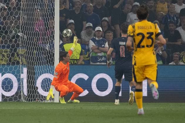 Goal for 2 0 by Desire Doue Paris Saint Germain, 14 li Yann Sommer Inter Milan, 01 Goal for 2 0 by Desire Doue Paris Saint Germain, 14 li Yann Sommer Inter Milan, 01 GER, Paris Saint Germain vs Inter Milan, Football, Men, UEFA Champions League Final Muenchen 2025, Season 2024 2025, 31 05 2025, GER, Paris Saint Germain vs Inter Milan, Football, Men, UEFA Champions League Final Muenchen 2025, Season 2024 2025, 31 05 2025 Muenchen Copyright: xEibner-Pressefoto WolfgangxFrankx EP_WFK
