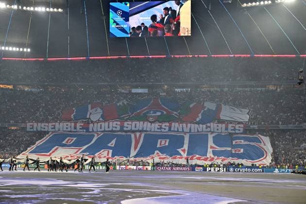 31st May 2025; Allianz Arena, Munich, Germany; Champions League Final Football, Paris Saint Germain versus Inter Milan; PSG fans  ActionPlus12796780 AllShotLive