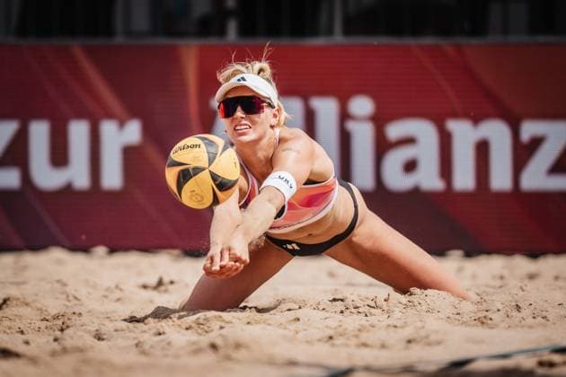 Beach Volleyball Men Allianz German Beach Tour 2025 Tourstop Hamburg 31 05 2025 Linda Bock Hamburg Active City Arena Heiligengeistf Hamburg Germany