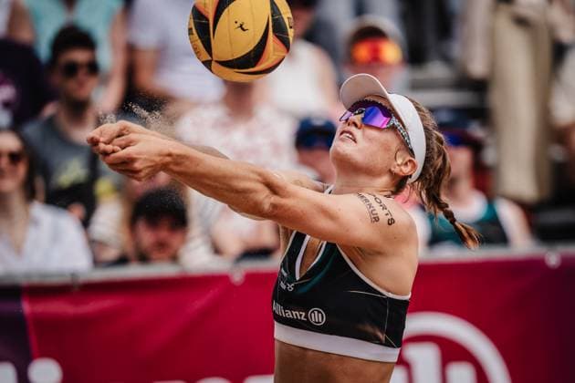 Beach Volleyball Men Allianz German Beach Tour 2025 Tourstop Hamburg 31 05 2025 Lea Kunst Hamburg Active City Arena Heiligengeistf Hamburg Germany