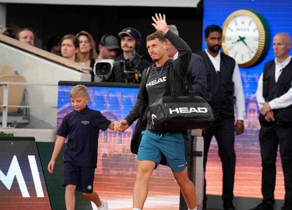TENNIS - French Open 2025 PARIS,FRANCE,31.MAY.25 - TENNIS - WTA, Tennis Damen Tour, French Open, Roland Garros, Grand Slam. Image shows Filip Misolic (AUT).  GEPAxpictures xMichaelxRiedler