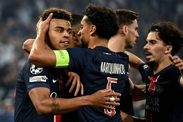 Db Monaco di Baviera 31 05 2025 - finale Champions League Paris Saint Germain-Inter foto Daniele Buffa Image nella foto: esultanza gol Desire Doue 