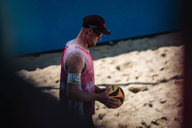 Beach Volleyball Men Allianz German Beach Tour 2025 Tourstop Hamburg 31 05 2025 Yannick Harms Hamburg Active City Arena Heiligengeistf Hamburg Germany