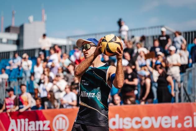 Beach Volleyball Men Allianz German Beach Tour 2025 Tourstop Hamburg 31 05 2025 Tilo Rietschel Hamburg Active City Arena Heiligengeistf Hamburg Germany