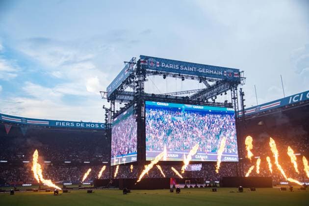 FOOTBALL : Diffusion de Paris SG vs Inter Milan au Parc des Princes - Ligue des Champions - Finale - 31 05 2025 Illustration Parc des Prince ParisFrance  Copyright: xBaptistexAutissierx