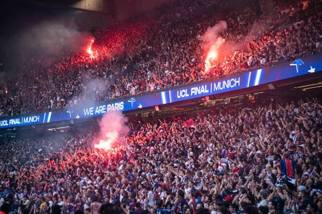 Football, CL Final, Paris St. Germain - Inter Milan, Public Viewing in Paris