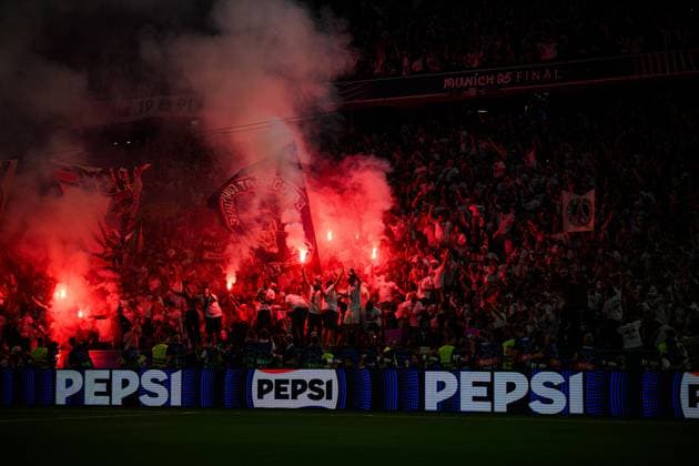MUNICH, GERMANY - 31 MAY, 2025: - The final UEFA Champions League match Paris Saint-Germain, PSG vs FC Internazionale Milano, Inter at Allianz Arena.  Copyright: xVitaliixKliuievx