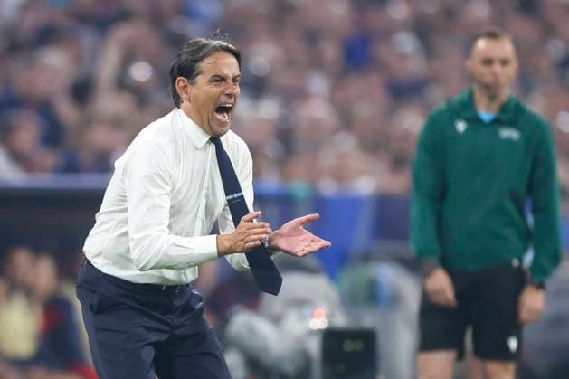 Coach Simone Inzaghi FC Internazionale Milano gestures, UEFA Champions League Final 2025, Paris Saint Germain and FC Internazionale Milano, Allianz Arena on May 31, 2025 in Munich, Germany Photo by Marco Steinbrenner DeFodi Images Coach Simone Inzaghi FC Internazionale Milano gestures, UEFA Champions League Final 2025, Paris Saint Germain and FC Internazionale Milano, Munich Football Arena, May 31, 2025 in Munich, Germany Photo by Marco Steinbrenner DeFodi Images